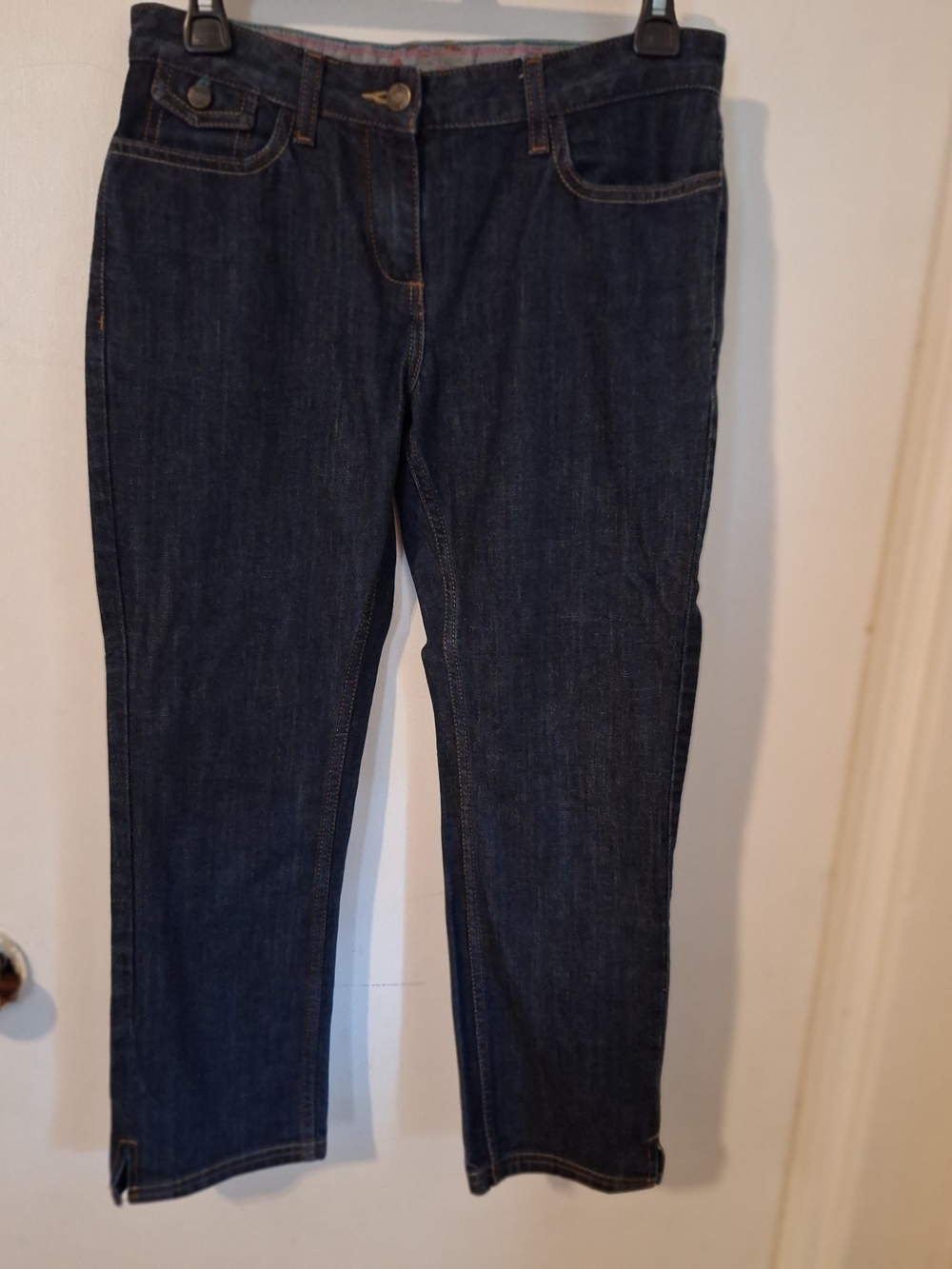 Boden Dark Indigo Cropped Slim Jeans
